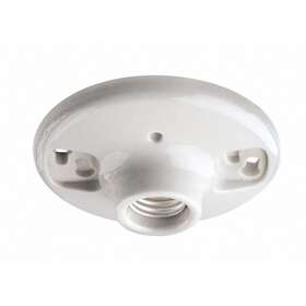 R50-49875-000 Leviton 600-watt 250-volt White Outlet Box Lampholder