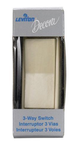 S01-05603-2is Leviton 3-way Ac Quiet Switch Residential Grade Grounding Ivory