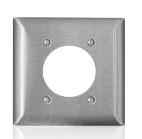Sl703-000 Leviton C-series Receptacle Wall Plate Metal