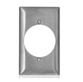 Sl723-000 Leviton C-series Receptacle Wall Plate Metal