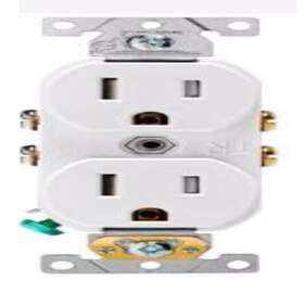 Tcbr1-00w Leviton Duplex Outlet Thermoplastic