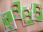 Sw020 Light Cover 4 Set Outlet Electrical Green - Pc Switch Hamster