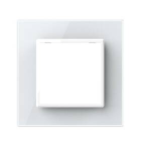 Vl-c7-sr-11 Livolo White Glass Panel Single Srsku