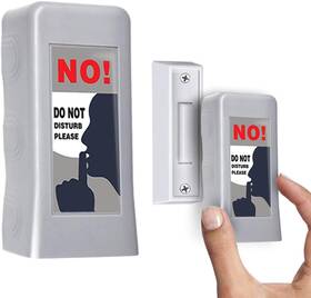 Lolitech 705353823022 Do Not Disturb Doorbell Button Cover Please Ring Signs Suitable For Und