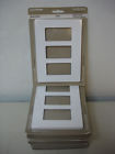 Cw-3b-wh Lutron Gang Screwless 10 3 Wallplate White Claro Gloss Decorator