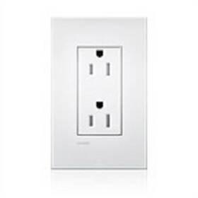 Ltr-f15-tr-sn Lutron 15a Tamper-resistant Duplex Receptacle In Satin Nickel