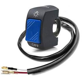 Lynn Trading Limited 704693103849 Motorcycle Handlebar Switch Push Button On Off Switches Tuning 1 Piece Blue