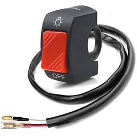 Lynhs02 Lynn Trading Limited Motorcycle Handlebar Switch Push Button On Off Tuning Part 1 Piece Red 2
