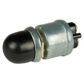 Marinco Electrical Group 1001508 2 Position Spst Heavy-duty Off/ On Push Button Switches Silver One Size