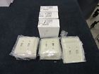 74072 Metal Plate Cover Double Toggle Smooth Wall Ivory 60 Switch Mulberry