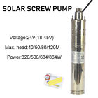 40-50-80-120m Mg2018072405 Taishi Hq Solar Water Pump Deep Well Screw Submersible