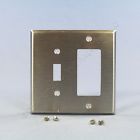 93937 Mid-size Switch -mag Steel Eagle Wallplate Stainless Outlet Decorator