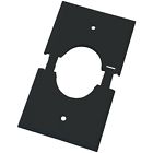 1gspbk Midlite Single-gang Black Wall Plate Splitport