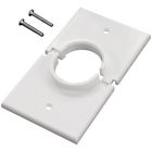 1gswh Midlite Plate Splitport Wall White Single-gang
