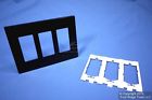 Sj263-se Midway Wallplate Cover Leviton Screwless 3-gang Gfi Decora Gfci Black