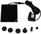 Mokoqi 1.2w Solar Pump Kit With Free Standing Floating Design And Diversified Nozzle 693829324886