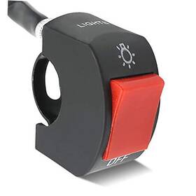 Mosley Technology Inc 642940106598 Motorcycle Handlebar Switch Toggle With On Off 1 Piece Red
