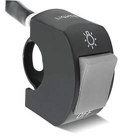 Mosley Technology Inc 642940107052 Motorcycle Handlebar Switch Toggle With On Off 1 Piece Grey