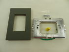 3-module Moss Soft 1-gang Legrand Touch Adorne Grey Plate Wall