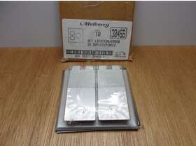 30468 Mulberry 2 Gang Duplex And Single Outlet Wet Location Aluminum Cover Vertical Usa