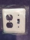 76532 Mulberry Lot Switch Duplex 7 2g Receptacle Cover White Metal Painted