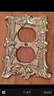 Mybid4thisis Ornate Plate Design Brass Outlet Plug Single Cover