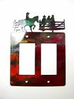 030615b Outlet Cover Double Cowboys Plate Steel Images Fence Rocker Usa