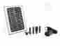 P002h Sunnydaze Outdoor Garden Water Fountain Solar Pump And Panel Kit With 56 Lift Adapters