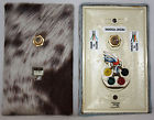 02882 Phone Cowhide Cable Hair Leather Jack Combo Decor Western