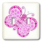 20360 Pink-o1506078l Pointillism Double 2 Lsp 3drose Switch Butterfly Toggle Llc