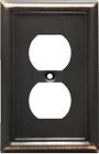 40303 Plate Wall Metallic Receptacle Ge Duplex