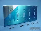 84023-40 Plate Light -mag Switch Wallplate Stainless Cover Leviton 5-gang
