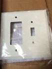 86865 Plate Pc Mulberry 10 Decorator Wall 2 Gang Jumbo Metal Toggle Switch White