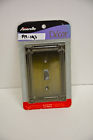 92tbb Plate Wall 1 - Toggle Traditional Brass Brushed Amerelle Gang