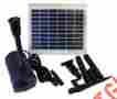 Pond Water Pump Solar Powered Garden Power Daytime Sunlight Outdoor Aquarium 761691306368