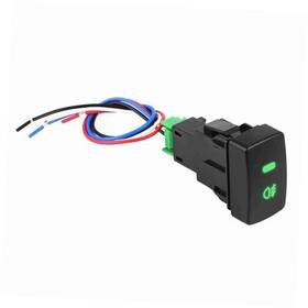 Qii Lu 644327 Car Fog Light Switch 5 Pin Black Plastic Push Button For Crv
