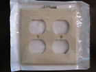 2-duplex Receptacle Leviton 2-gang Ivory Lot Wallplates 74