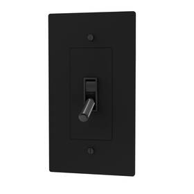 C-vtg-bk-1-t Residence Supply Retro Industrial Light Switch - Brass Toggle Lever Night Black 1 Gang