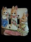 San Japan Plate Switch Bunny Franciso Rabbit Light Ceramic Takahashi Double