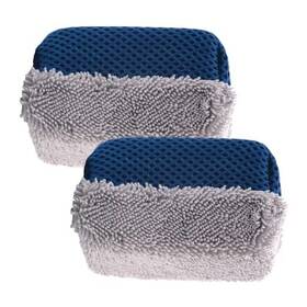 Schroeder & Tremayne Inc. 240501 Tire Shine Applicator Sponges Multi-purpose Mesh And Microfiber