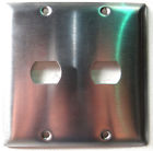 2-vert Seymour Steel Satin 2-gang Stainless Wall 2-vert. "pass Plate Ssk12 " Despard