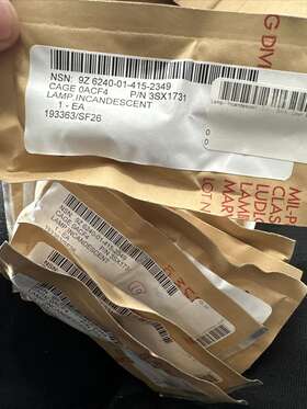 3sx1731 Siemens Lot Of 10 New Lamp Gl Hlampe