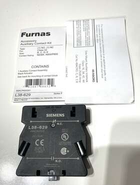 49acr6x591 Siemens Furnas Auxiliary Contact Assembly Kit Black Actuator A600
