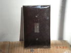 Sierra Wall Brown Plate Lot 100 Toggle Single Gang