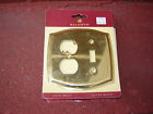 4767-030-cd Single Baldwin Combo Double Colonial Brass Toggle Outlet