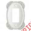 144392 Single White Antique Hardware Collection Arboresque Liberty Gfci
