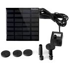 Solar Water Fountain Pump Small Outdoor Garden Unknown Kit Pond Yard Patio Decoration 746321287507
