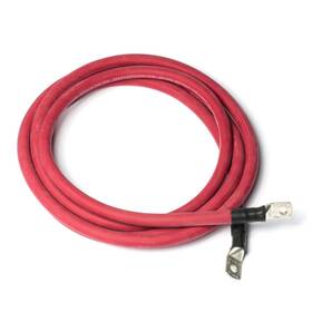 Spartan Power B0ch216ntk 5ft 1/0 Awg Red Spartanflex Battery Cable With 3/8 Inch Ring Terminals