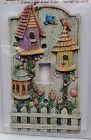 Spoontique Birdhouse Garden Switchplate Handpainted Cover--3x5 Resin Sale