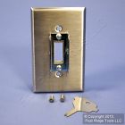 84001-lok Stainless Resistant Wallplate Leviton Tamper Lockout